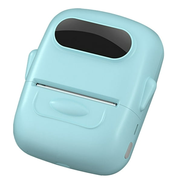 Impresora TéRmica PortáTil Mini Impresora Con Pegatinas Impresora Para PequeñAs Empresas Oficina En Casa Verde