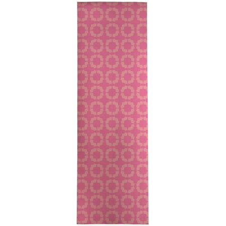 

Stephon Pink Kitchen Mat by Kavka Designs