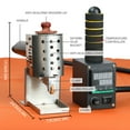 thumbnail image 3 of Handheld Commercial Hot Melt Glue Dispenser with Temperature Control &4 Different Sized Rollers,Hot Melt Glue Machine for Envelope&Packaging- Optional 50ml/150ml Glue Barrels, 3 of 8