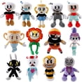 thumbnail image 1 of Juguetes de peluche Cuphead, muñecos de juego Mugman, juguetes de peluche, el diablo, el legendario cáliz, rey de dados, animales de peluche, juguete para niños, regalo de cumpleaños de Navidad, Kin, 1 of 2