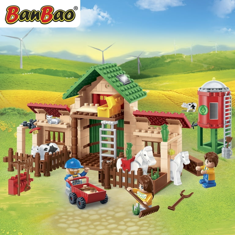 BanBao EcoFarm Life on the Farm Building Blocks Series with