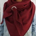 thumbnail image 3 of Opolski Foulard Châle Multi-Usage pour Femmes Automne Hiver Couleur Unie Col Doux, 3 of 7