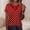 #305-Wine, variant on Haivin Women's Wrap V-Neck T-Shirt with All-Over Print, Casual Short Sleeve Top for Spring and Summer Daily Wear