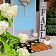 thumbnail image 2 of Fall Pumpkin Doormat,Thankful Grateful Blessed Thanksgiving Autumn Decorative Outdoor Rug Mat Non Slip Rubber Back for Entrance Outside Indoor Kitchen Decoration 30x17 Inch, 2 of 5