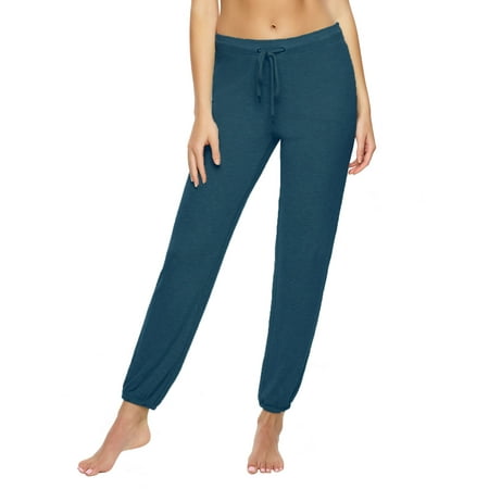 Felina | Victoria Drawstring Jogger Pant | Elasticized Cuffs | Lounge (Turkish Tile, X-Large)