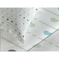 thumbnail image 4 of Ambesonne Green Quilted Bedspread Set 3 Pcs, Polka Dots Hearts, King Size, Almond Green, 4 of 5
