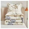 thumbnail image 3 of TiaGOC 7 Piece Bed in a Bag Queen, Flower Botanical Smooth Soft Microfiber Floral Comforter Set for All Season (1 Comforter, 2 Pillow Shams, 1 Flat Sheet, 1 Fitted Sheet, 2 Pillowcases), 3 of 7