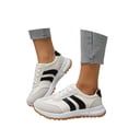 thumbnail image 2 of Womens Tennis Shoes Casual Sneakers Versatile Lightweight Sneakers with Casual Lace Up Design Cushioned Slip Sole for Daily Running and Walking, 2 of 5