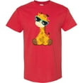 thumbnail image 3 of Inktastic Cute Giraffe, Giraffe with Sunglasses, Cute Animal T-Shirt, 3 of 5