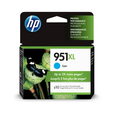 HP 951XL High Yield Cyan Original Ink Cartridge, ~1,500 pages, CN046AN#140