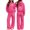Hot Pink, variant on LvhaoGJOB Big Kids Boys Hoodie and Pants Outfit Set, Black - fleece fabric, ready for print