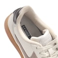 thumbnail image 4 of LUCKY STEP Classic Retro Fashion Sneakers Non Slip Casual Shoes,Beige&Grey,Womens, 4 of 5