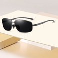 thumbnail image 3 of Lightweight Aluminum Frame Polarized Cycling Sunglasses Unisex Rectangular Lens for Outdoor Sports, 3 of 3
