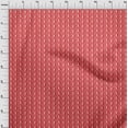 thumbnail image 4 of oneOone Silk Tabby Red Fabric Abstract Texture Sewing Material Print Fabric By The Yard 42 Inch Wide, 4 of 5