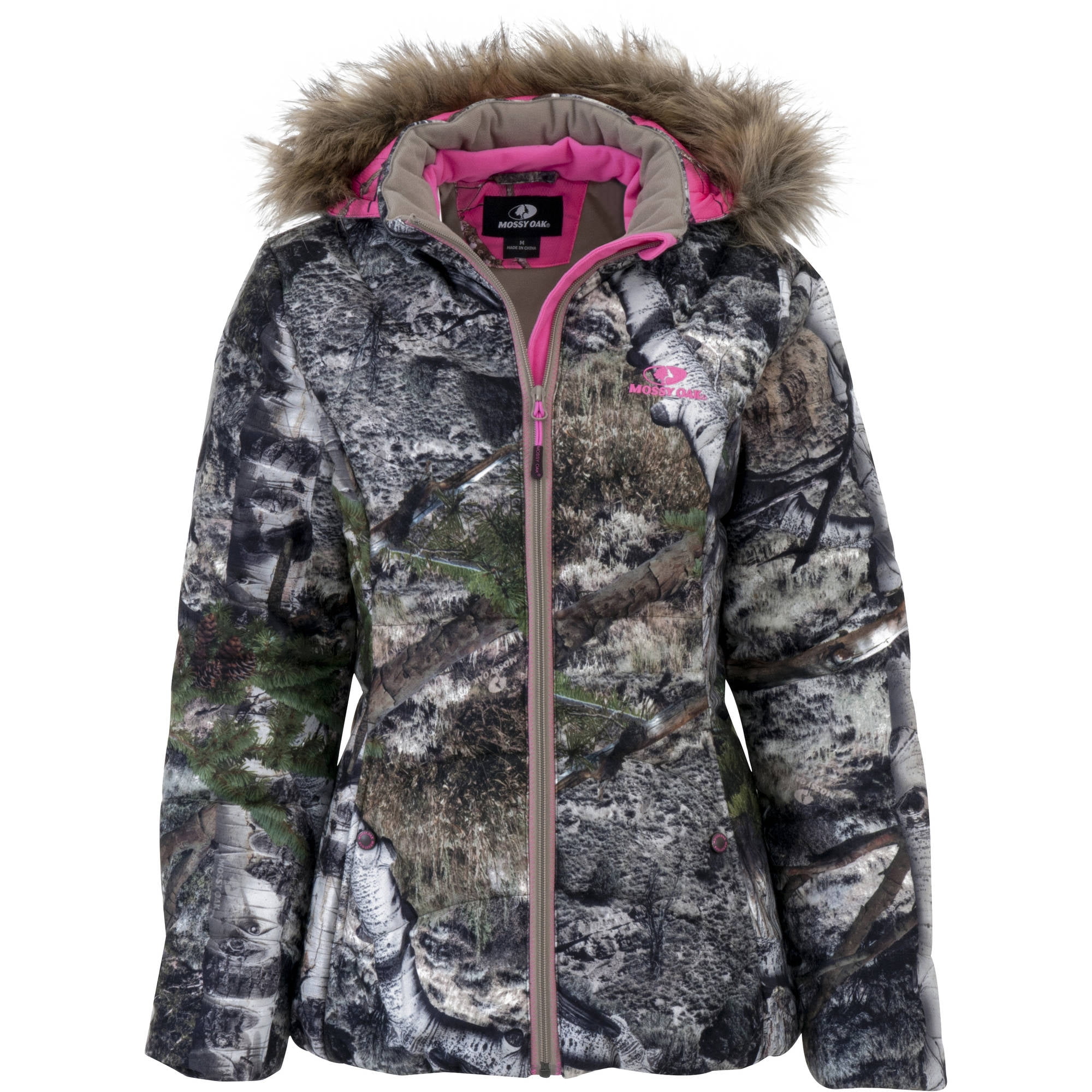 Womens Jacket Bubble, Mossy Oak 