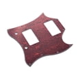 thumbnail image 2 of Labymos PVC HH Guitar Pickguard Scratch Plate for SG Electric Guitars Red Tortoise Shell, 2 of 8