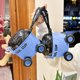 thumbnail image 5 of Botella de agua deportiva con pajita, vaso deslizante con forma de coche, vaso de plástico aislado para bebidas de verano para colegio y actividades al aire libre, 5 of 6