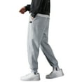 thumbnail image 5 of Htwon Men Active Casual Sweatpants Joggers Slim fit Gym Sport Trousers Track Pants Gray M, 5 of 12