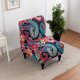 thumbnail image 5 of DEKAXID - Funda para silla sin brazos (1/2 unidad), diseño de licra elástica, extraíble y lavable, para sala de estar y comedor., 5 of 7