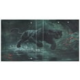 thumbnail image 2 of WOBOGO Black Panther Leaping over Water File Folders Extra Large Capacity to Hold 200 Sheets of Documents Hard Shell Ring Binder for School Home Office, 2 of 10