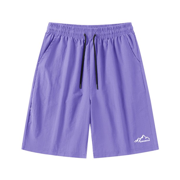Pantalones cortos de verano para hombre y niño, 5 pulgadas, cintura elástica, fibra de viscosa, informales/senderismo, varias tallas (S-XXXXXL)