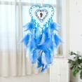 thumbnail image 4 of Clearance Under $5!Yyuenw Colorful Dreamcatcher Heart Shaped Pendant,Valentine's Day Decoration Net Hanging Ornament Decor for Bedroom Wall, 4 of 5