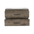 thumbnail image 3 of Modern Design with Sturdy Handles - Elevate Your Bathroom Experience with This Floating Vanity Sink, 3 of 4