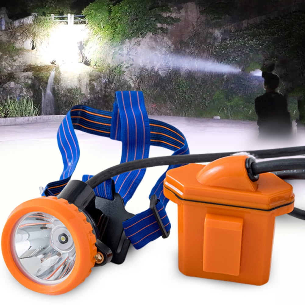 Waterproof Safety Mining Light Coal Mine Head Lamp Underground Head Flashlight Lamp Decorations ()