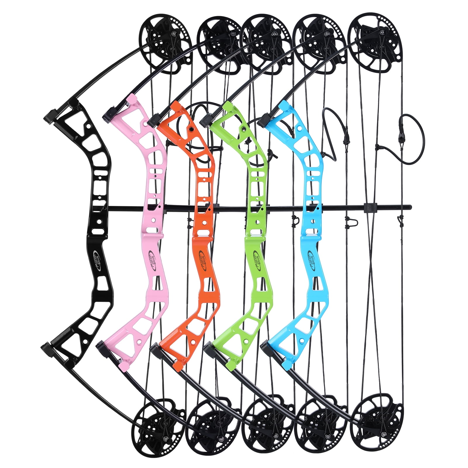 Junior Compound Bow Set for Youth, Kids, Beginners & Women, Lightweight Design, 10-40Lbs Draw Weight, 16"-28" Draw Length, 290fps, Fully Adjustable
