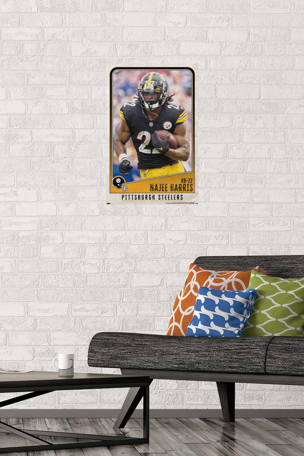 NFL Pittsburgh Steelers - Najee Harris 22 Wall Poster, 14.725" x 22.375"