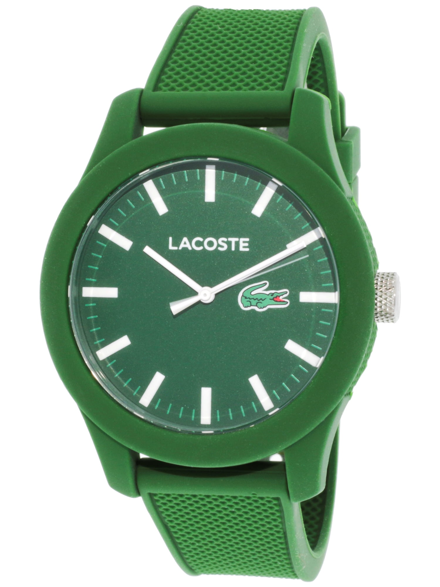Lacoste - Lacoste Men's 2010763 Green Silicone Japanese Quartz Fashion ...