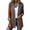 Khaki, variant on Wrongduck Casual Denim Patchwork Shacket for Women Button Front Long Sleeve Shirt Jacket Loose Collared Outerwear