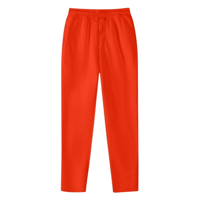 Pantalones deportivos casuales de hip hop para hombre - Pantalones de entrenamiento de color liso con cordones y bolsillos - Material tejido - Tallas S-XXXL
