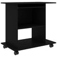 thumbnail image 4 of vidaXL Computer Desk Gaming Desk Home Office Table with Shelf Engineered Wood, 4 of 19