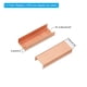 thumbnail image 2 of Grapas Uxcell para Engrapadora, Paquete de 2 #10 Mini Grapas de 3/16 Pulgadas de Longitud para Suministros de Oficina, Oro Rosa, 2 of 6