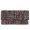 BROWN, variant on Weaved Fabric Flat Clutch