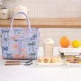 thumbnail image 2 of Qholemyo Handheld Insulated Lunch Bag Reusable Lunch Tote For Office Workers Outdoor Picnic, 2 of 6