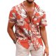 thumbnail image 3 of Camisas hawaianas para hombre, camisas casuales de manga corta con botones y estampado 3D, blusas de playa tropicales para hombre, camisa de manga corta para hombre, 3 of 5