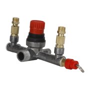 Air Compressor Pressure Valve Switch Control Manifold Regulator Gauges Tool