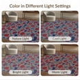 thumbnail image 7 of ODIKA 6'x9' Washable Area Rug Gamer Video Dice Symbols Diagonal Repeat Throw Alfombra Arcade for Family Room, Living Mater Bedroom, Non-Slip, Easy Care, 7 of 7