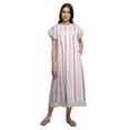 thumbnail image 1 of Moomaya Chemise de Nuit à Manches Courtes pour Femmes en Coton Imprimé, 1 of 6