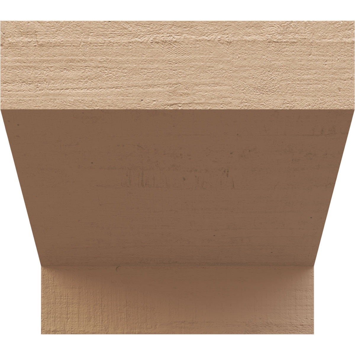 11"W x 11"D x 11"H Wide Clemmons Rough Cedar Woodgrain TimberThane Corbel, Primed Tan
