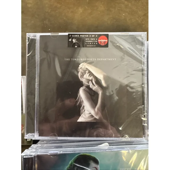 The Tortured Poets Department Cd By Taylor Swift   The Black Dog Bonus   Poster