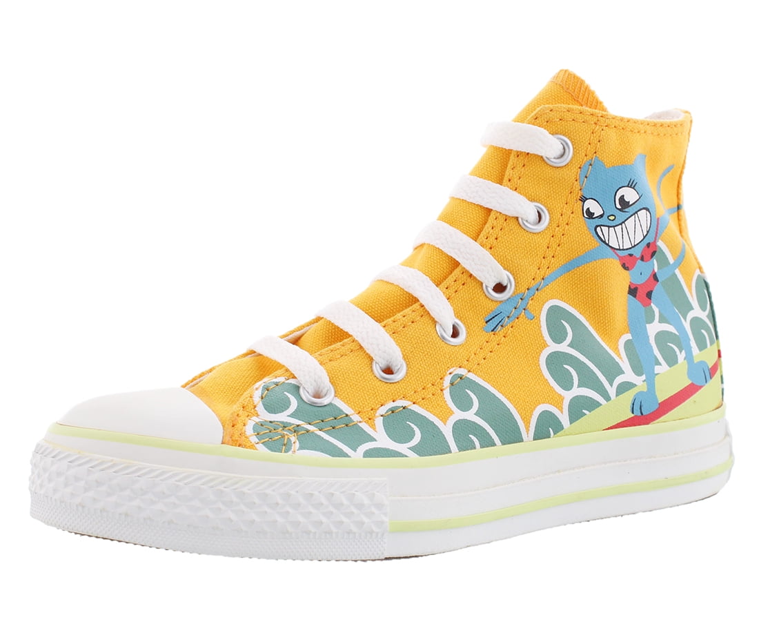 multi colored converse shoes