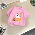 thumbnail image 5 of Futezty Kids Girls Boys T Shirts Short Sleeve Halloween Pumpkin Tops Shirt Casual Tee for Base Layer Fall Tops Tees 12M-14T, 5 of 5