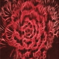 thumbnail image 1 of Ahgly Company Machine Washable Indoor Square Transitional Tomato Red Area Rugs, 7' Square, 1 of 7