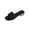 Slipper - Black, variant on Dressy Sandals for Women Elegant Lace Mesh Slip On Open Toe Low Block Heel Slides Evening Party Wedding Guest Shoes Chic Dressy Footwear for Special Occasions