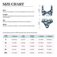 thumbnail image 5 of PAYOHTO Women's Cross Front Bikini Set with High Elasticity Soft Padding Cute Koala Good Night Bathing Suit Crop Top Swimsuit, 5 of 9