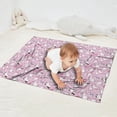 thumbnail image 2 of Pink Cartoon Unicorn Heart Pattern Blanket,Comfortable Soft Lamb Wool Throw Blanket,All Season,Warm Lightweight Blankets for Sofa Bed Couch Living Room Chair,30"x40", 2 of 4