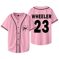 Jay Wheeler 23 Jersey TRAPPii Tour Merch Baseball Jacket Cosplay Women Men Fashion Casual Short Sleeve T-shirts